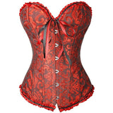 Floral Print Corset