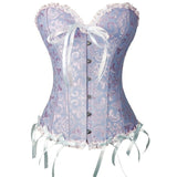 Floral Print Corset